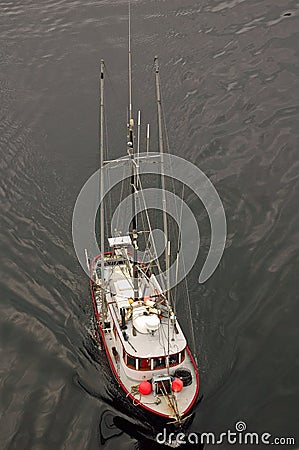 Fishing Boat Sitka Alaska Stock Photo