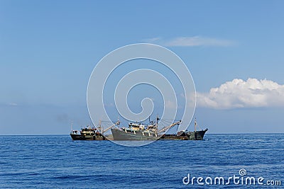 Fishing boats Editorial Stock Photo