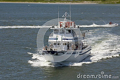 Fishing Charter in Avalon, New Jersey Editorial Stock Photo