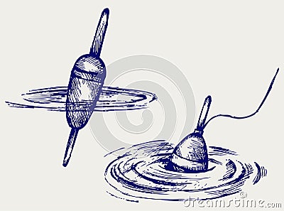 Fishing float Vector Illustration