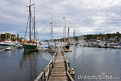 Fishing harbor Stock Photo