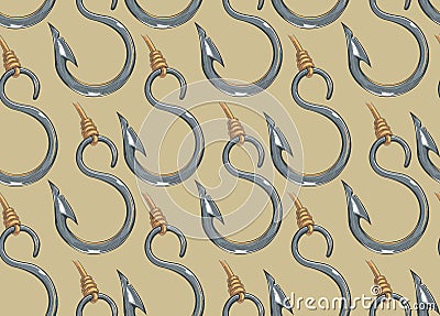 Fishing hook Vector Illustration