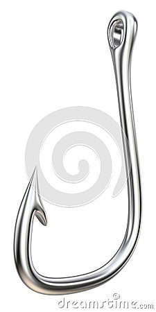 Fishing Hook. Stock Photo