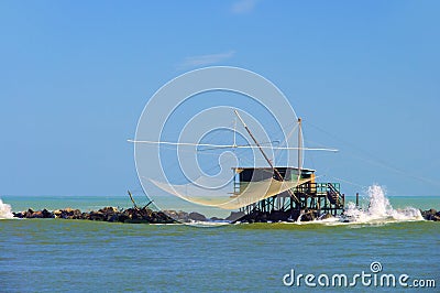 Fishing house Stock Photo