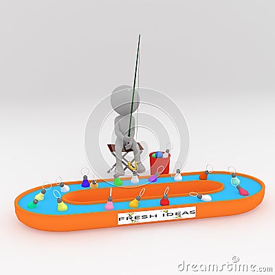 Fishing ideas& Stock Photo