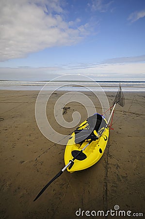 Fishing kayak Stock Photo