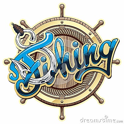 Fishing logo Vector Illustration