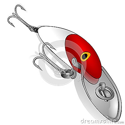 Fishing Lure Vector Illustration Stock Photo