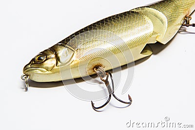 Fishing lures Stock Photo