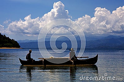 fishing in madagascar Stock Photo