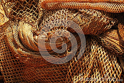 Fishing nets Stock Photo