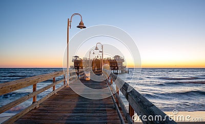 Fishing Pier Stock Photo