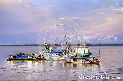 Fishing port Editorial Stock Photo