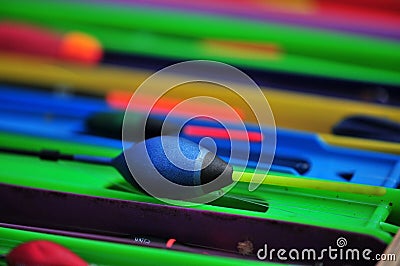 Fishing rigs Stock Photo