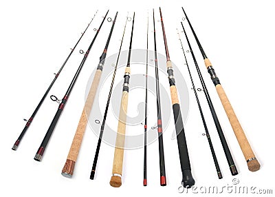 Fishing rod Stock Photo