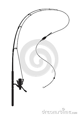Fishing rod Vector Illustration