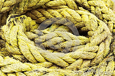 Fishing rope textures Stock Photo