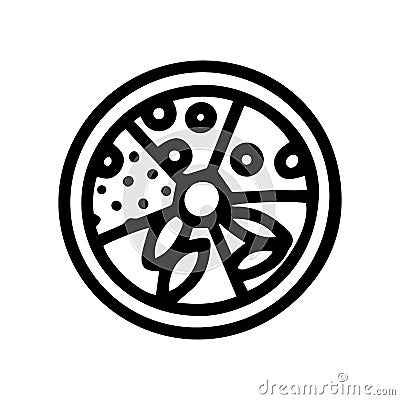 fishing sinker weights line vector doodle simple icon Vector Illustration