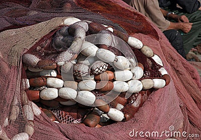 Fishing trawl. Stock Photo