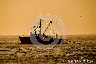 Fishing trawler Stock Photo