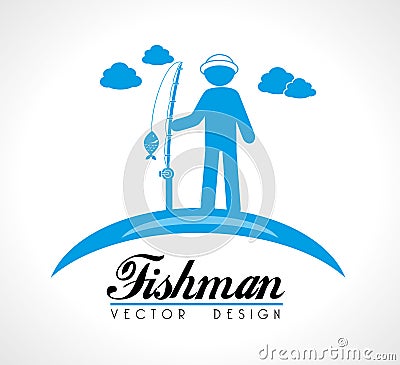 Fishman Vector Illustration