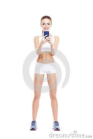 Fit, healthy and sporty woman Stock Photo