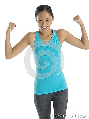 https://thumbs.dreamstime.com/x/fit-woman-sports-clothing-flexing-her-arms-portrait-asian-against-white-background-32278531.jpg