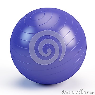 Fitness ball Stock Photo