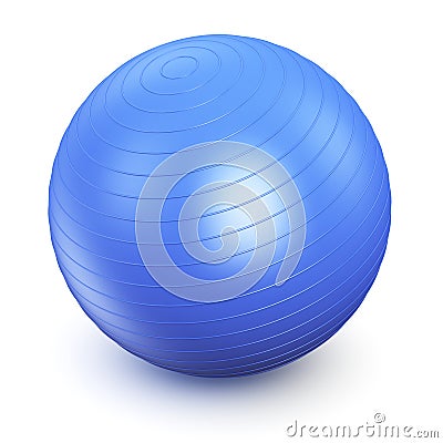 Fitness ball Stock Photo