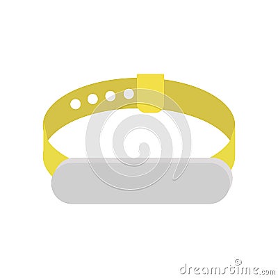 Fitness band, hand bracelet Vector Illustration