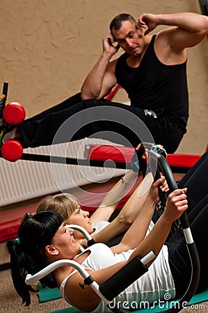 Fitness club Stock Photo