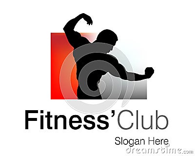 Fitness Club Logo Stock Photo