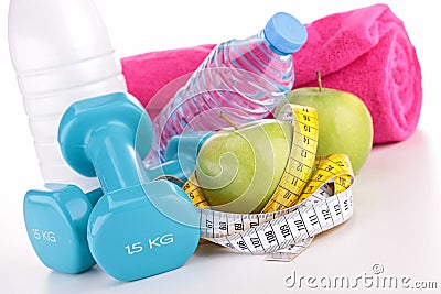 Fitness and diet food Stock Photo