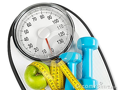 Fitness diet motivation concept Stock Photo