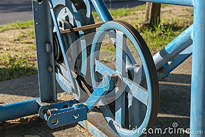 Fitness equipment mechanical. Stock Photo