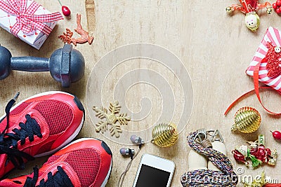 Fitness, healthy and active lifestyles love concept, dumbbells, Stock Photo