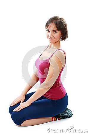 Fitness healthy woman Stock Photo