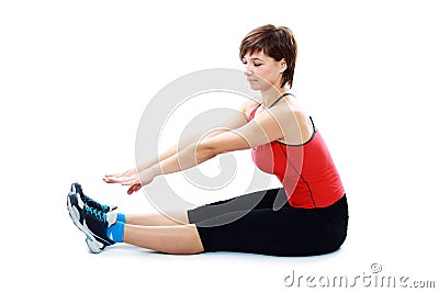 Fitness healthy woman Stock Photo