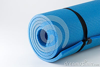 Fitness mat Stock Photo