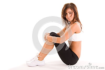 Fitness Model Stock Photo