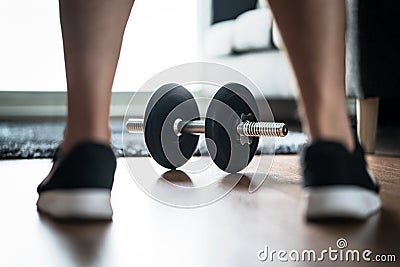 Fitness motivation, determination and challenge concept Stock Photo