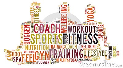 Fitness sports and wellbeing lifestyle Stock Photo