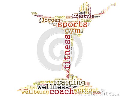 Fitness sports and wellbeing lifestyle Stock Photo