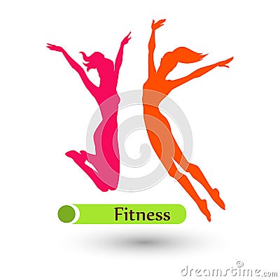 Fitness theme Vector Illustration