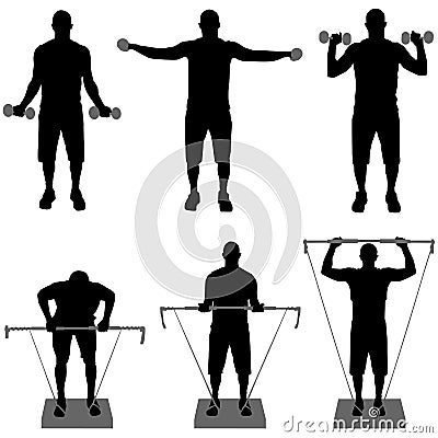 fitness vector Vector Illustration