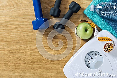 Fitness and weight loss Stock Photo