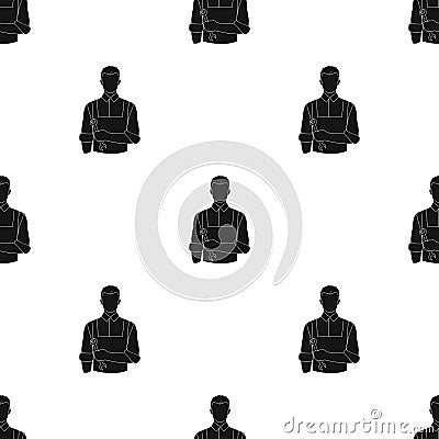 Fitter mechanic.Professions single icon in black style vector symbol stock illustration web. Vector Illustration