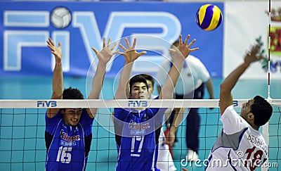 FIVB BOYS YOUTH VOLLEYBALL WORLD CHAMPIONSHIP Editorial Stock Photo