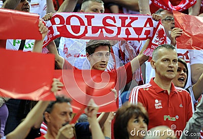 FIVB Poland Brasil Volleyball Editorial Stock Photo