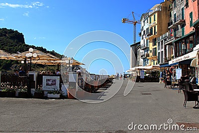 Five Lands, Italy - summer 2020: Portovenere landscape Editorial Stock Photo